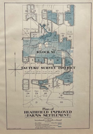Item #18138 Plan of Heathfield improved farm settlement. T. M. Grant