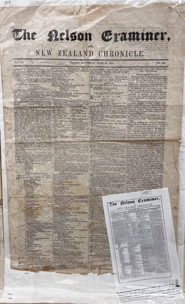 Item #18222 The Nelson Examiner, and New Zealand Chronicle