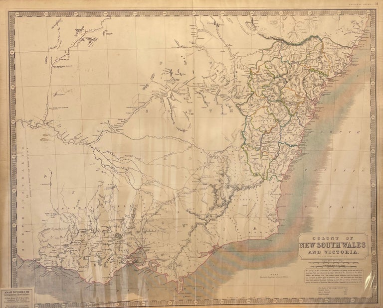 Item #18225 Colony of New South Wales and Victoria. A. K. Johnston.