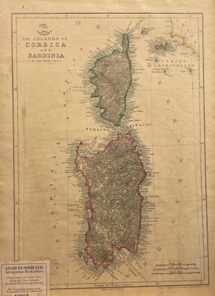 Item #18232 Ilsands of Corsica and Sardinia. John Dower