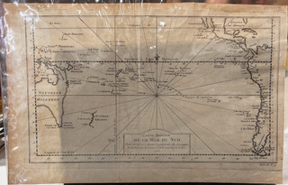 Item #18249 Carte Reduite de la Mer du Sud, pour servir a l'Histoire generale des Voyages. Bellin
