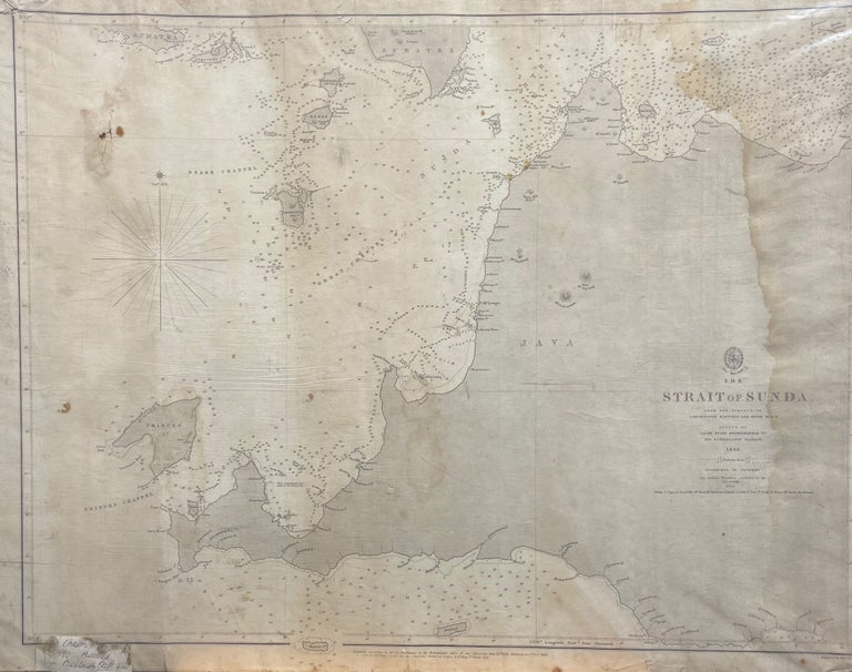 Item #18332 Strait of Sunda. From the Surveys of Lieutenants Rietveld and Boon. Edited by Jacob Swart Hydrographer...1848