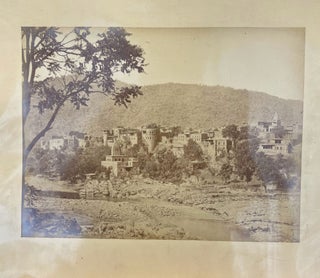 Item #18336 View of river and town in the Punjab