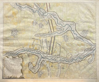 Item #18344 Plan of the Passage of the Lines of Brabant fought July 18th 1705, by the Army of the...