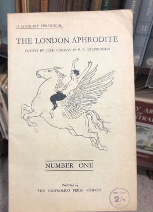 Item #18348 The London Aphrodite. Jack Lindsay, P. R. Stevens