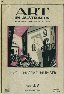 Item #18362 Art in Australia. The Hugh McRae Number. Third series No 41