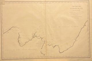Item #18402 Carte Particuliere du Detroit de Cook (Nouvelle Zelande). Guilbert