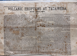 Item #18410 Volcanic Eruptions at Tarawera