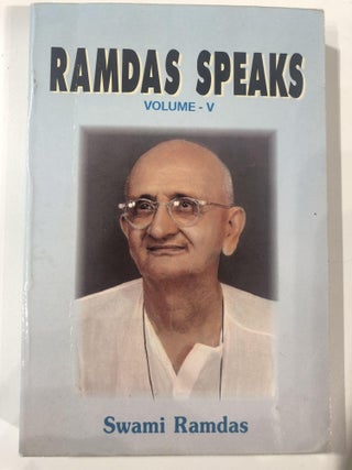 Item #20148 Ramdas speaks Volume 5. Swami Ramdas
