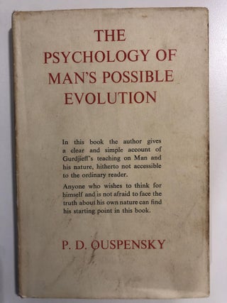 Item #20182 The psychology of mans possible evolution. P D. Ouspensky