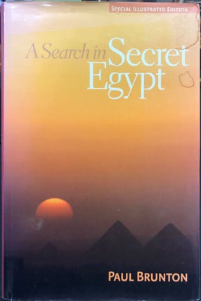 Item #20263 A Search in secret egypt: Special Illustrated edition. Paul Brunton