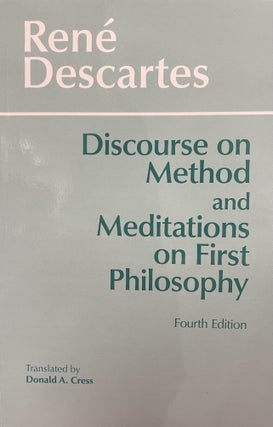 Item #31072 Discourse on Method and Meditations on First Philsophy. Rene Descartes