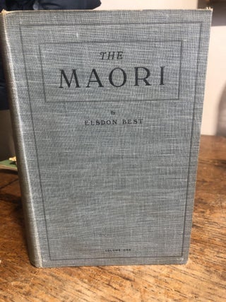 Item #31164 The Maori. Elsdon Best