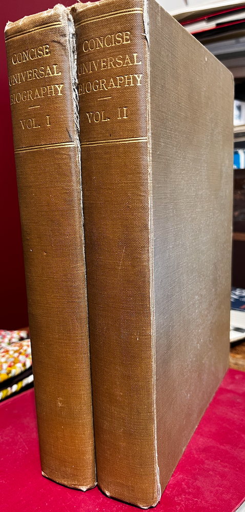 Item #31309 concise universal biography in 2 parts. sir j. a. hammerton.