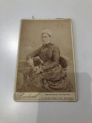 Item #31382 An old rare instantaenous photograph of a lady. Bardwell