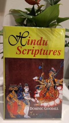 Item #31491 Hindu Scriptures. R. C. Zaehner Dominic Goodall