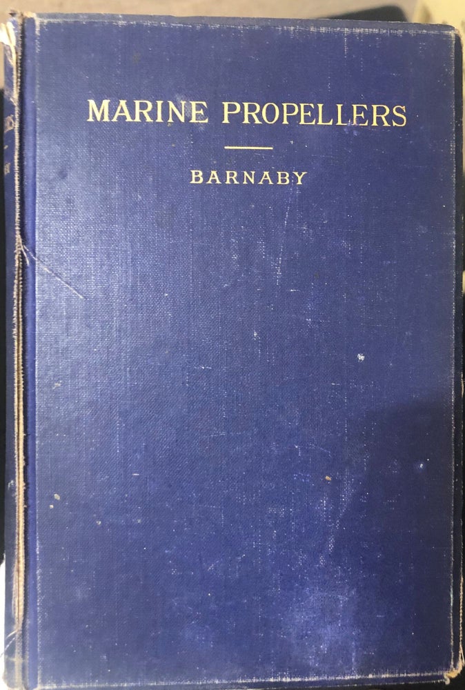 Item #4907 Marine Propellers. Sydney BARNABY.