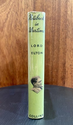 Item #5142 Notebook in Wartime. Lord Elton