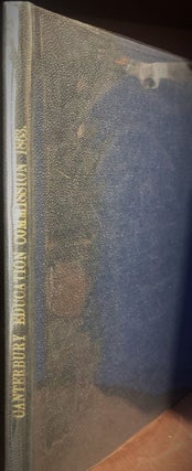 Item #7579 Report of the Education Commission, 1863. Education Commision