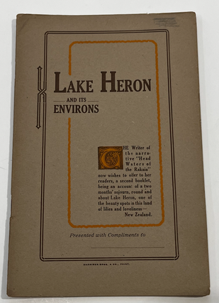 Item #7601 Lake Heron and Its Environs. Mrs Amelia Rose MORETON