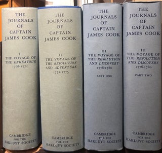 Item #791 The Journals of Captain James Cook on his Voyages of Discovery 3 volumes..Vol 1 Voyage...