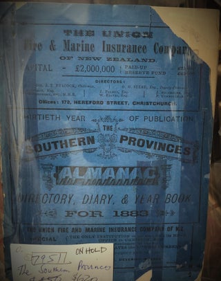 Item #7951 THE SOUTHERN PROVINCES Almanac, Directory and Year-Book for 1883