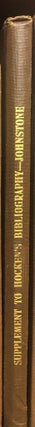 Item #8077 Supplement to Hockens's Bibliography of New Zealand Literature. A. H. JOHNSTONE, compiler