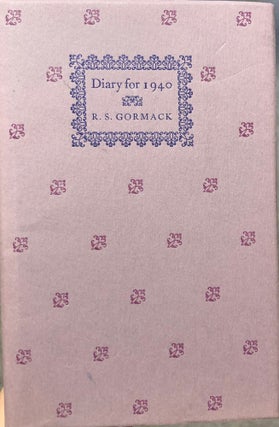 Item #8564 Diary for 1940. R. S. GORMACK