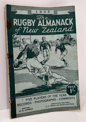 Item #8757 The Rugby Almanack of New Zealand, 1935 Edition. Arthur H. CARMAN, Read MASTERS,...